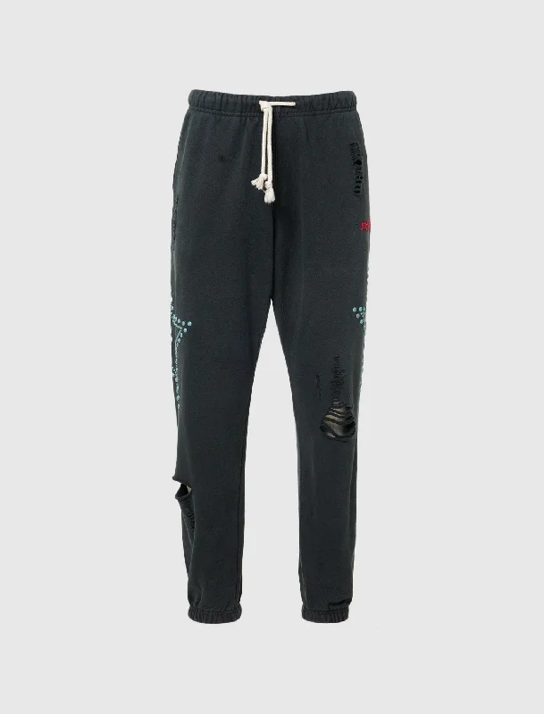 STAR STUDDED SWEATPANT