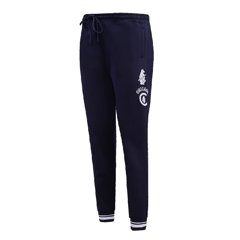 MLB CHICAGO CUBS RETRO CLASSIC WOMEN'S RIB SWEATPANT (MIDNIGHT NAVY)