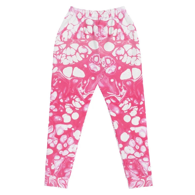 Women's Slim fit Joggers-Blessed Pink