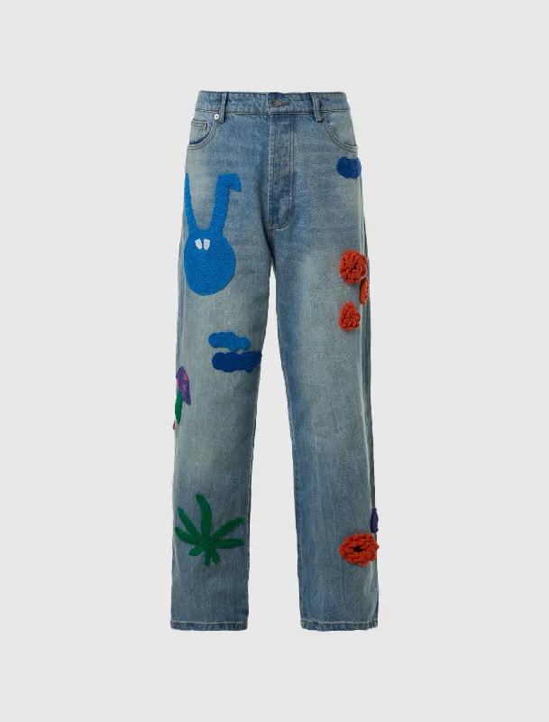 PATCHWORK JEANS