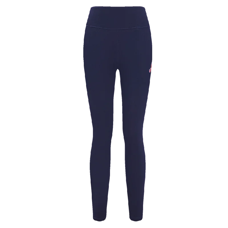 MLB ATLANTA BRAVES MASHUP WOMEN'S JERSEY LEGGING (MIDNIGHT NAVY)