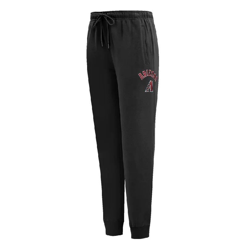 MLB ARIZONA DIAMONDBACKS CLASSIC WOMEN'S FLC SWEATPANT (BLACK)