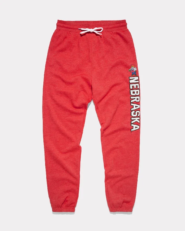 Nebraska Victory Herbie Red PE Sweatpants