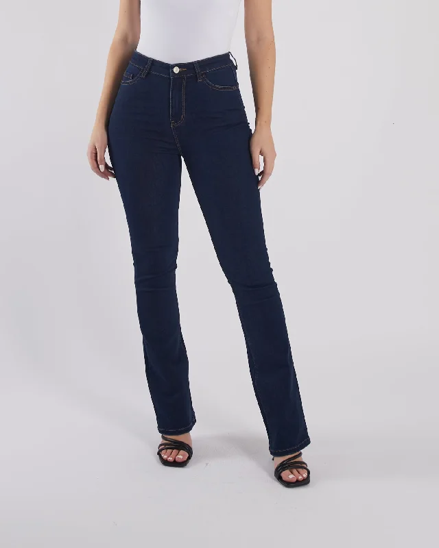 Gina High Rise Bootleg Indigo Blue