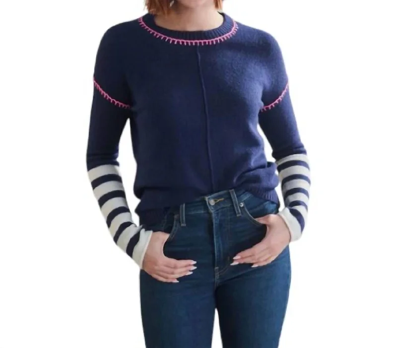 Avery Sweater In Navy