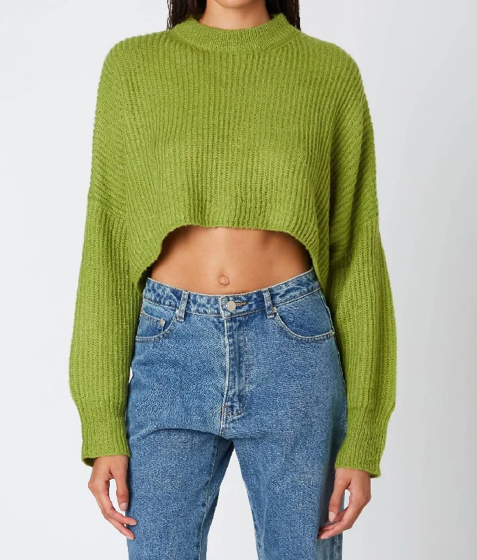 Blakely Sweater In Basil