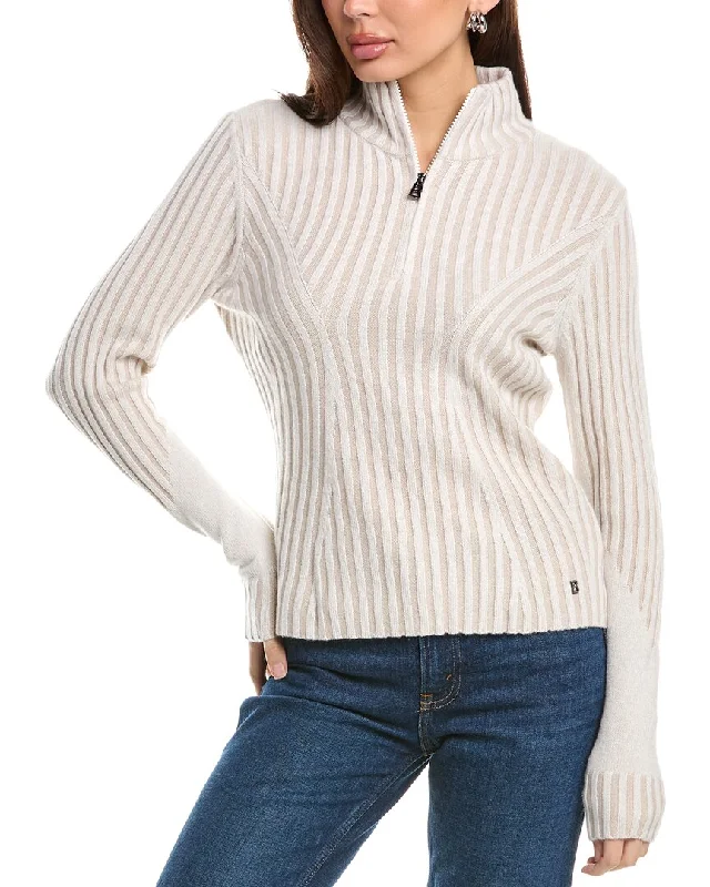 Bogner Xavina Cashmere 1/4-Zip Sweater