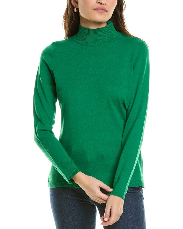 Jones New York Mock Neck Sweater