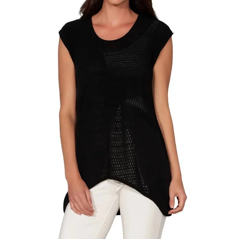 Starburst Top In Black