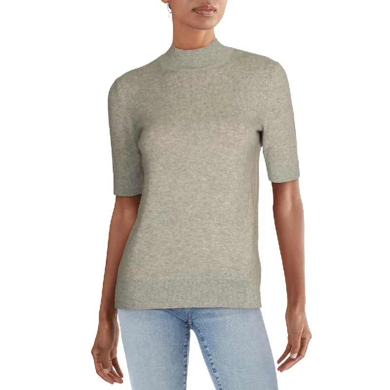 Womens Cashmere Heathered Sweater