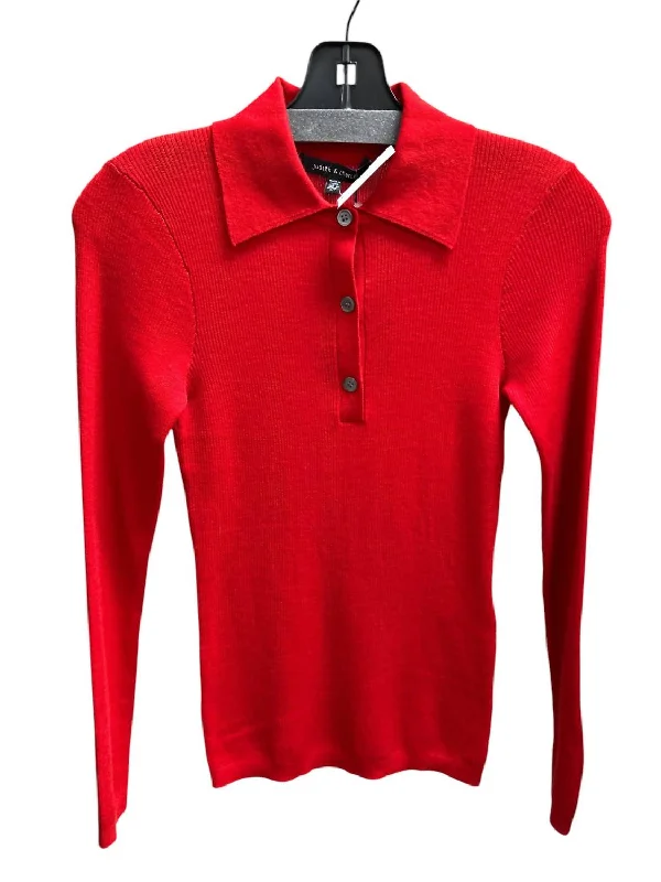 Women's Edem Polo Sweater In Red