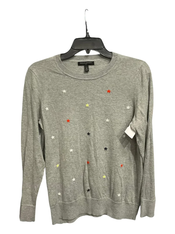 Top Long Sleeve By Banana Republic In Grey, Size: M