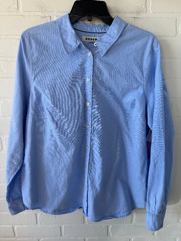 Top Long Sleeve By Boden In Blue, Size: L