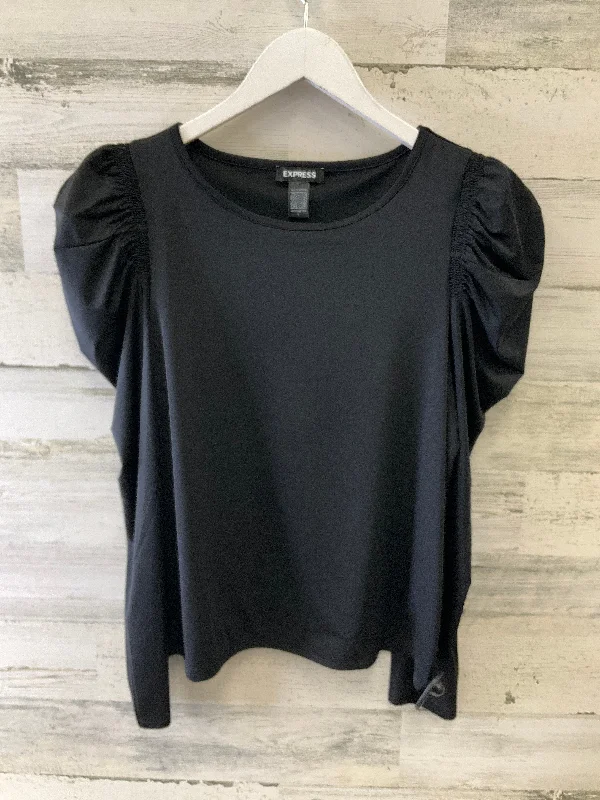 Top Long Sleeve By Express In Black, Size: M