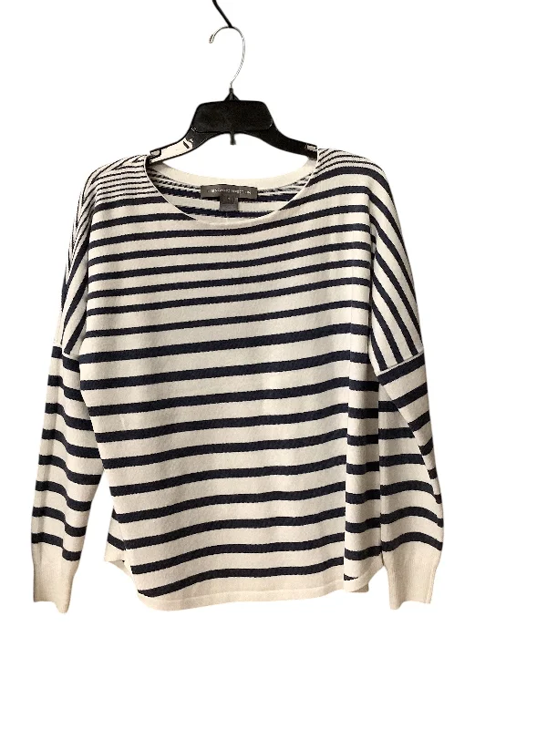 Top Long Sleeve By French Connection In Striped Pattern, Size: S