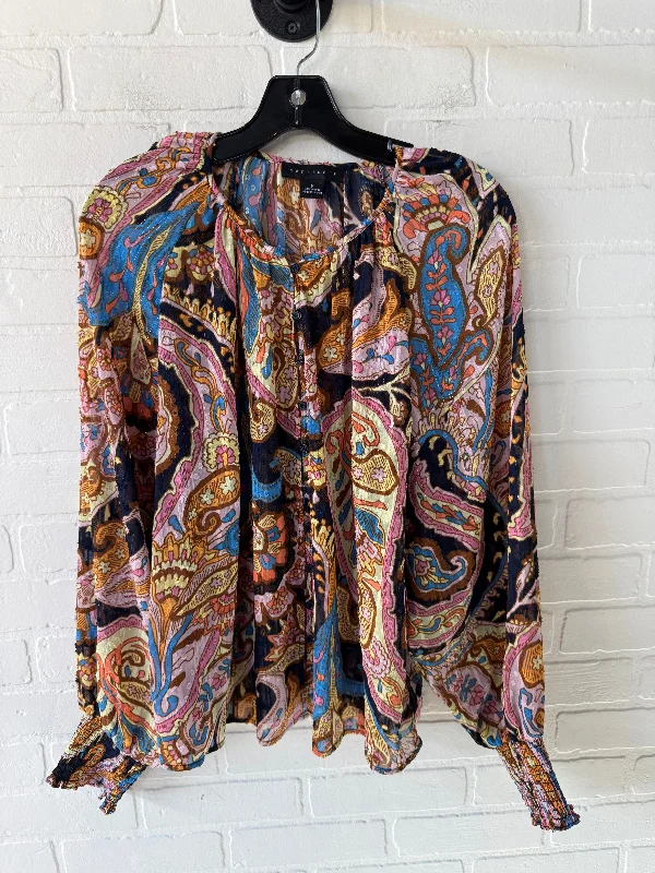 Top Long Sleeve By Sanctuary In Multi-colored, Size: M