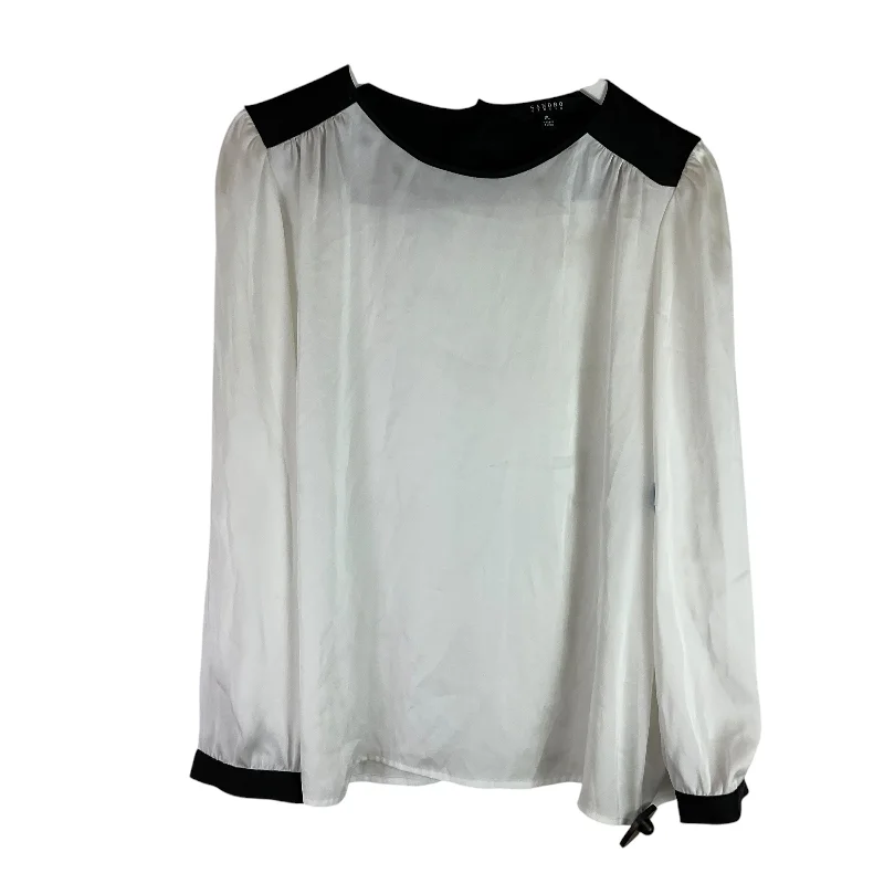 Top Long Sleeve By Sandro In White, Size: Xl