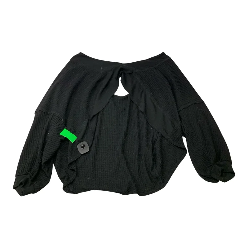 Top Long Sleeve By We The Free In Black, Size: M