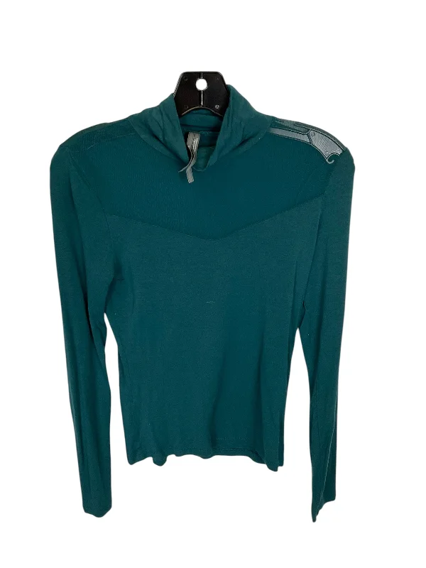 Top Long Sleeve By Anthropologie In Green, Size: Xs