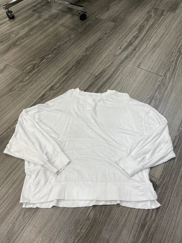 Top Long Sleeve By Joy Lab In White, Size: M