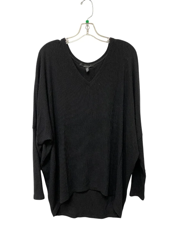 Top Long Sleeve By White House Black Market In Black, Size: L