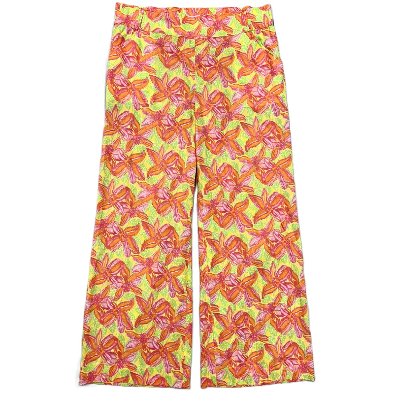 Floral Print Pants Designer By Lilly Pulitzer, Size: L