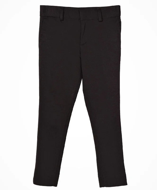 pants stretch knit - black