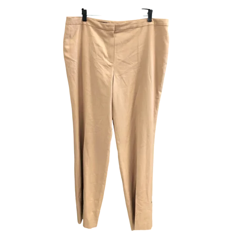 Pants Designer By Escada In Tan, Size: L