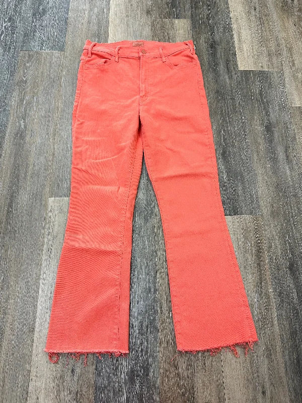 Pants Designer By Mother Jeans In Orange, Size: 12