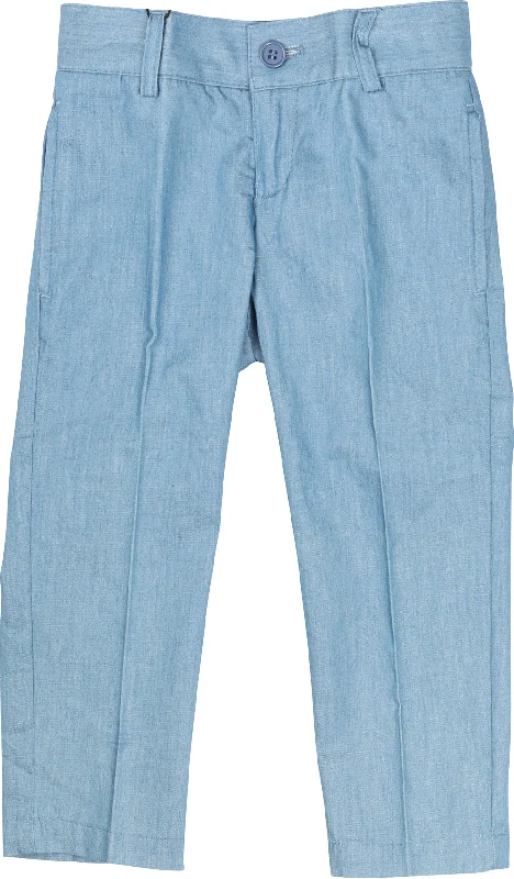 pants slim - chambray