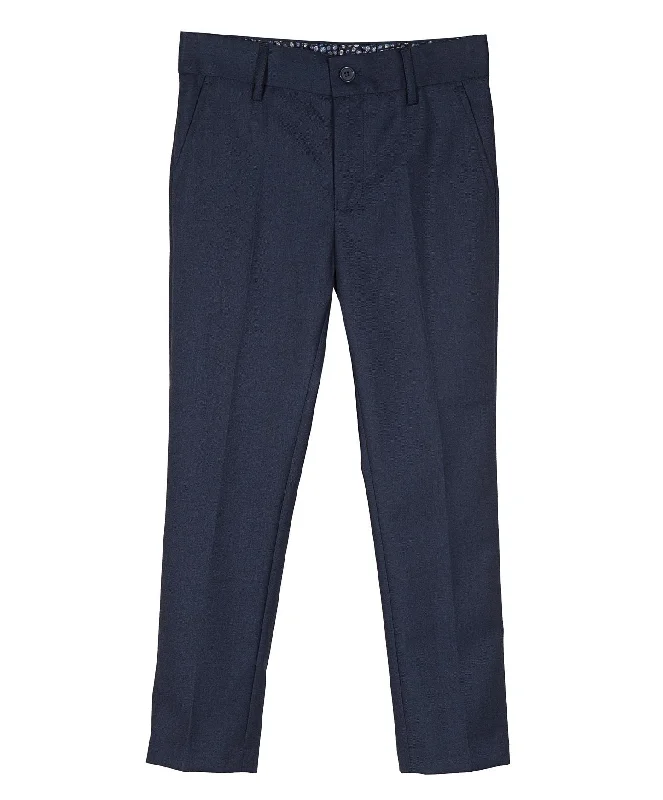 pants  adjustable waist regular fit - off navy