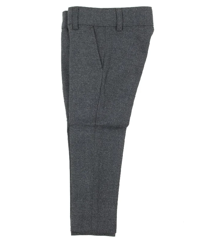 pants wool look slim fit - medium grey