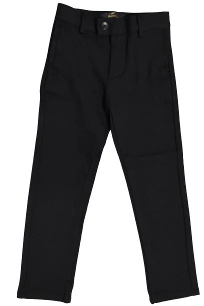 pants stretch dressy - black