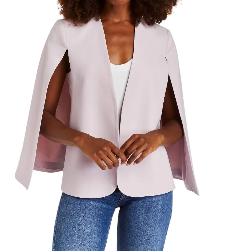 Aria Cape Jacket In White