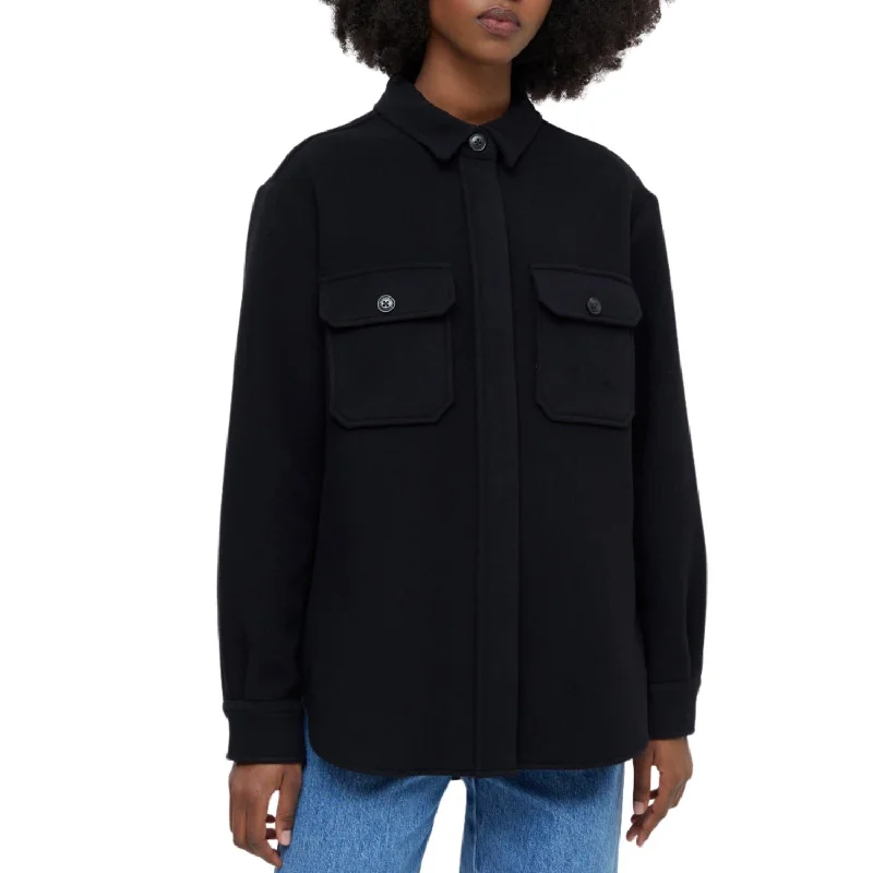 Cashmere Overshirt In Black