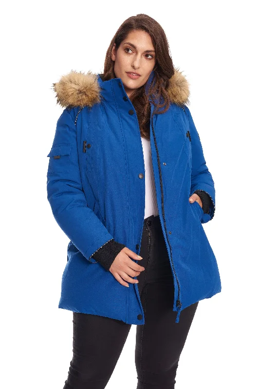 GLACIER PLUS | WOMEN'S VEGAN DOWN (RECYCLED) PARKA (PLUS SIZE)