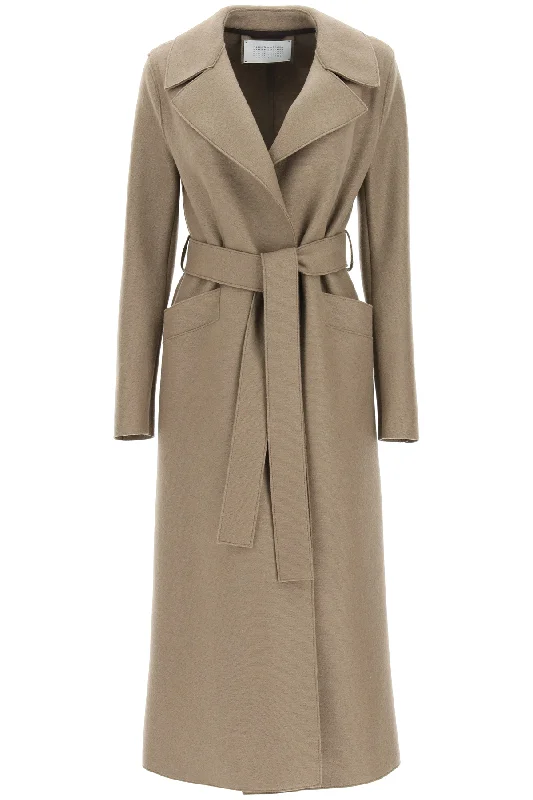 Harris Wharf London Women's Long Pressed Wool Coat