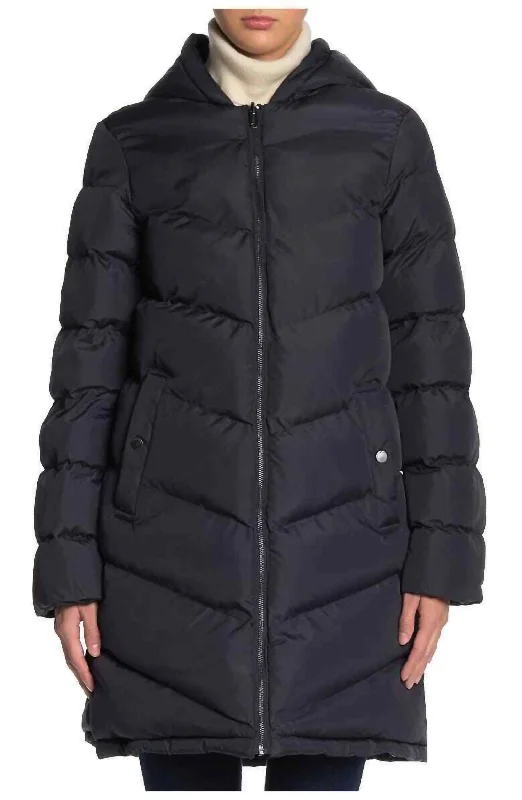 Liberta Parka Down Jacket In Black