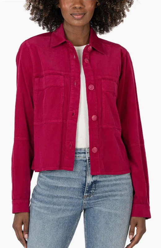 Women's Zinnia Casual Jacket In Fuschia